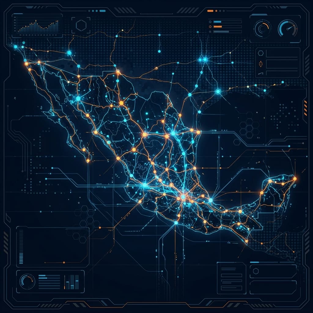 Mapa de Conectividad en México